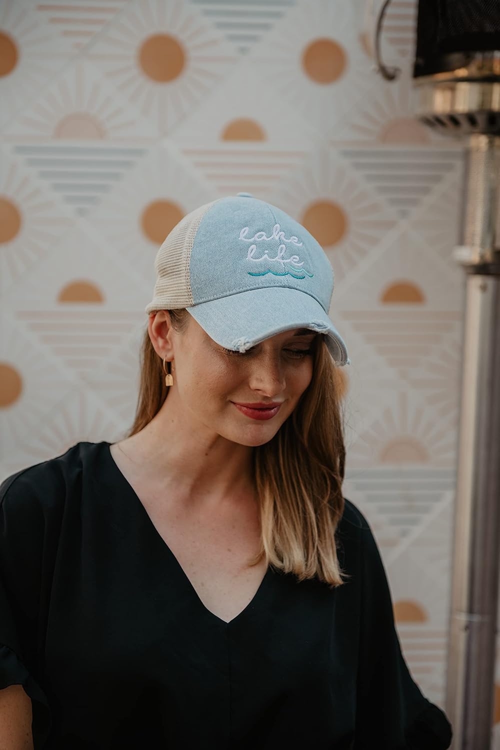 KATYDID Lake Life Baseball Cap - Trucker Hat for Women - Stylish Cute Sun Hat - Image 3