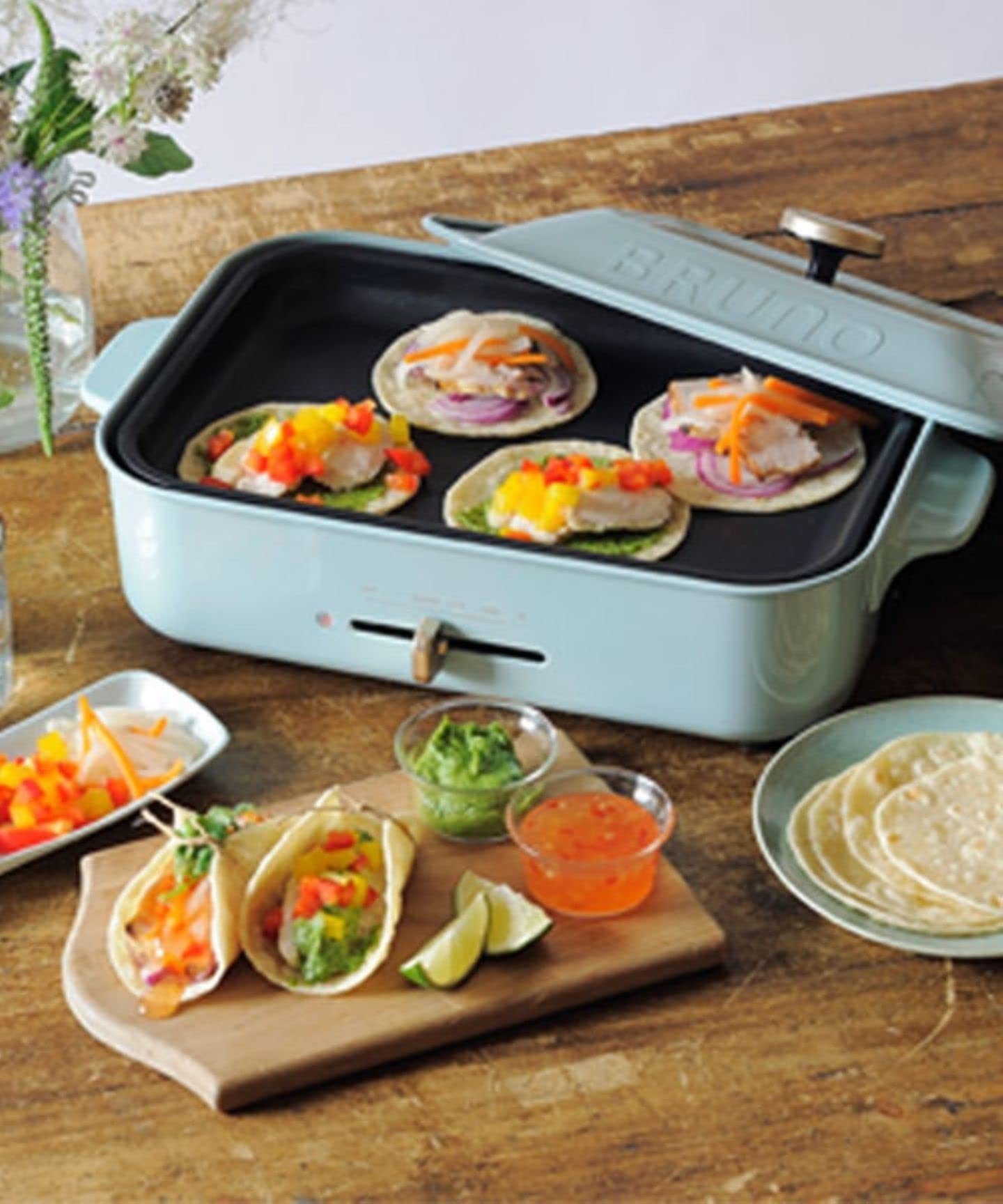 BRUNO《レシピブック付き》ブルーノ コンパクトホットプレー