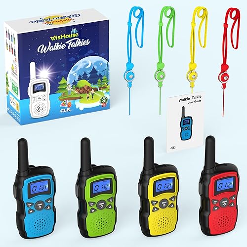Miniatura 9 de Wishouse Walkie Talkies para niños y adultos de largo alcance, regalo de cumpleaños de Navidad para niños y niñas de 3, 4, 5, 6, 7, 8, 9, 10 años,