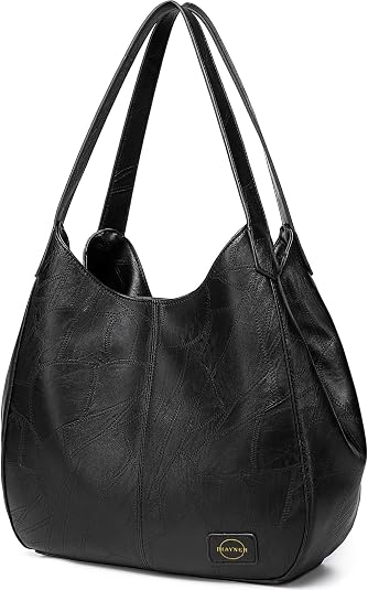 Women's Large Capacity PU Leather Tote Bag - Simple Fashion Shoulder Bag For Work & Travel