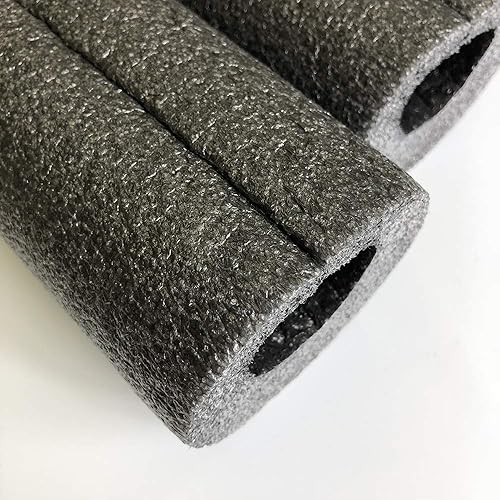 Miniatura 2 de Oodles of Noodles Paquete de 2 almohadillas de barra enrollable color negro de 3 pies, ignífugas