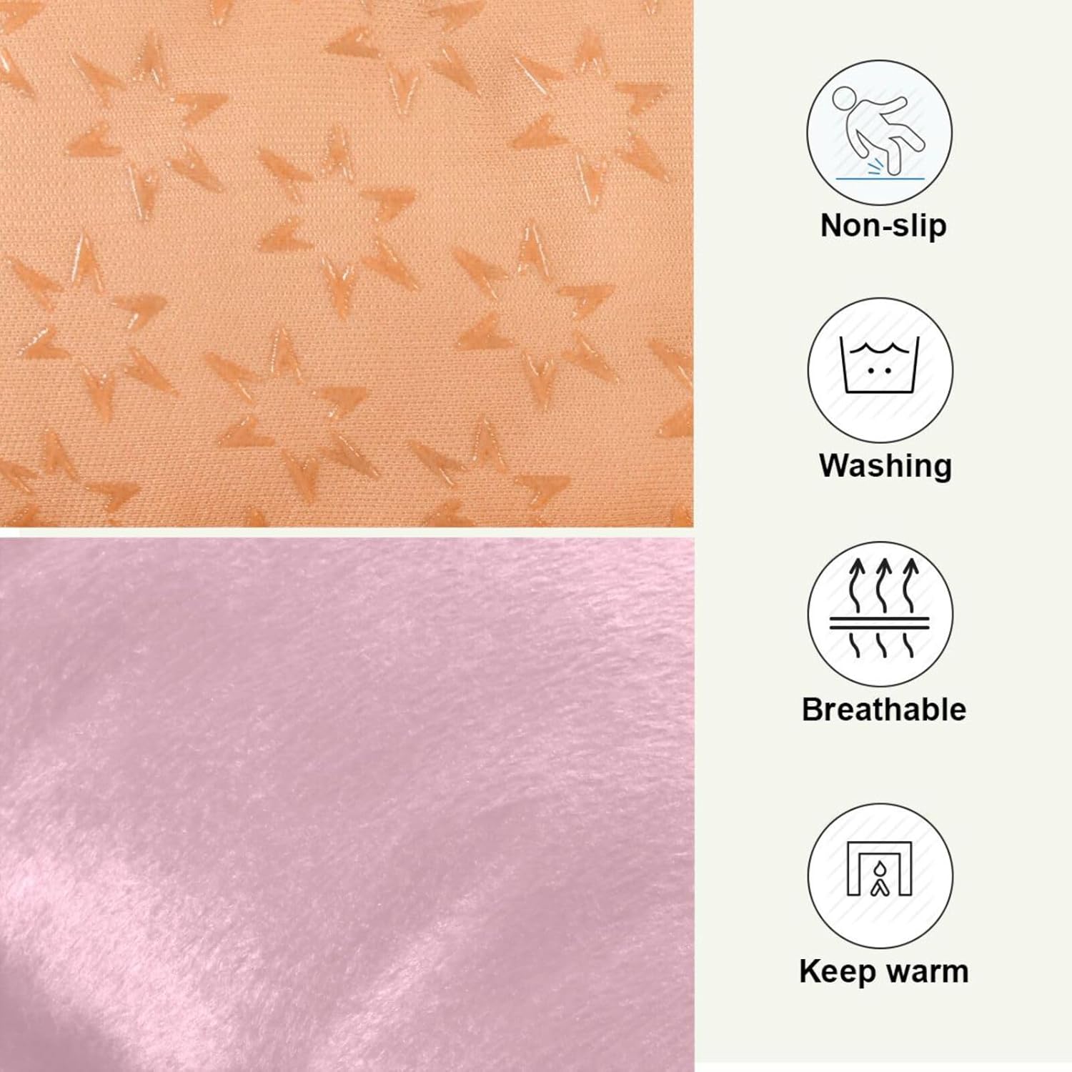 review Pink Solid Color Crate Pet Bed, Portable Washable Dog Cat Mat, Soft Comfortable Pet Mattress with Non-Slip Bottom for Dogs Cats Sleeping, 36 x 24 Inch