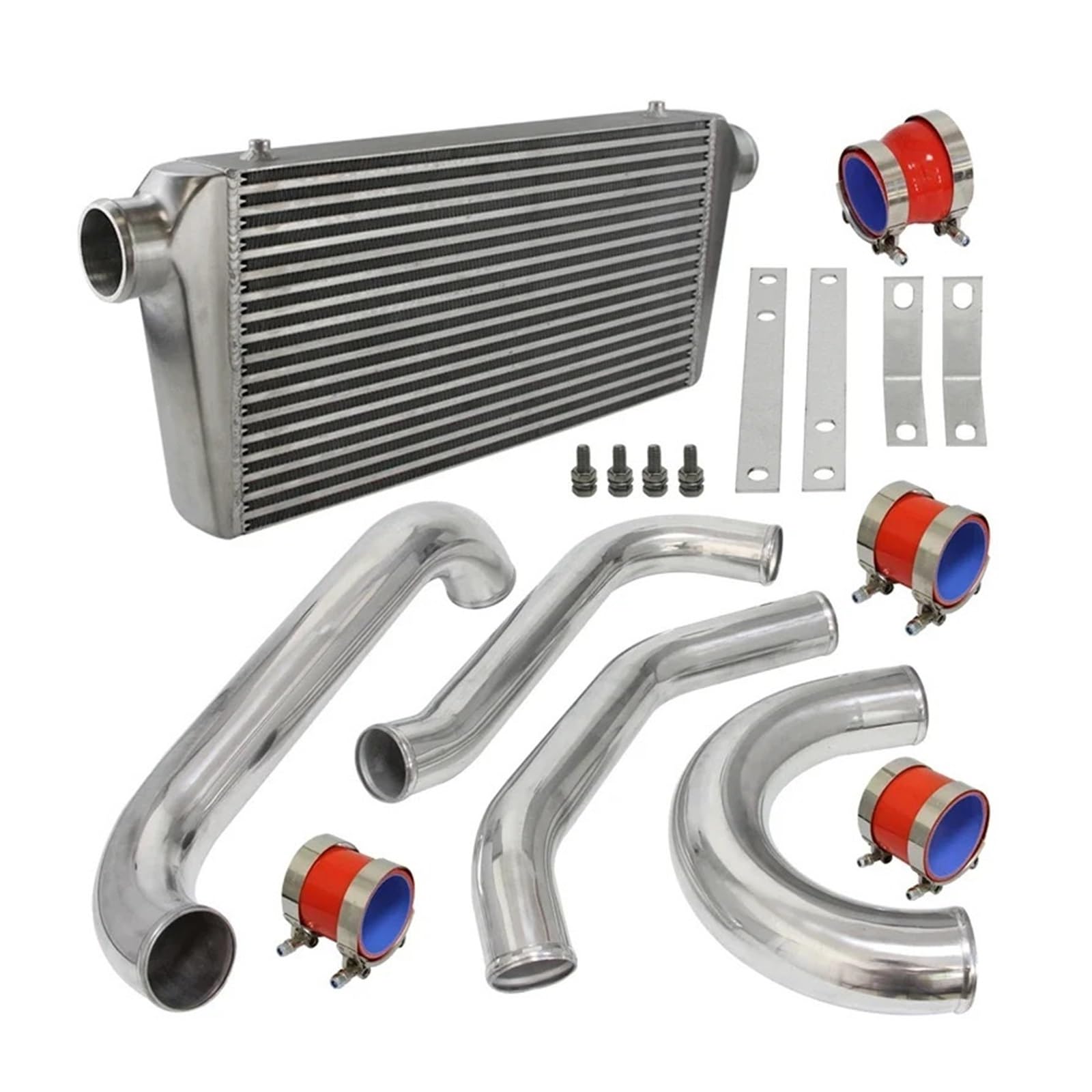 Turbocharged Intercoolers Fit for Supra MK4 JZA80 2JZGTE Turbo 1993-1998 Intercooler Kit(Red)
