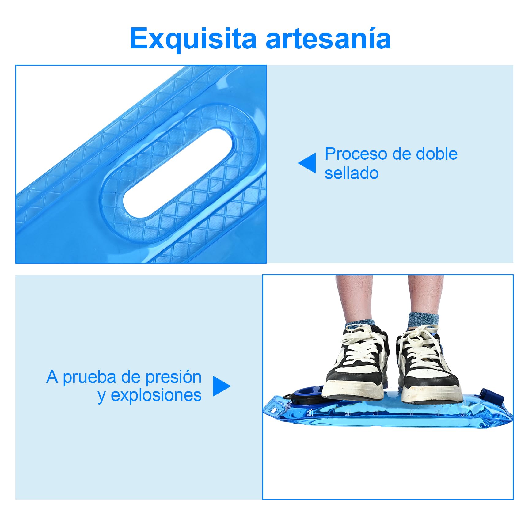 Bolsa de hidratación de 1,5 L, 2 L, 3 L, sin BPA, a prueba de fugas, gran apertura, bolsa de almacenamiento de agua, mochila militar, bolsa de almacenamiento de agua para ciclismo, senderismo,