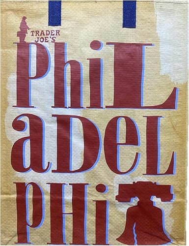 Bolsa reutilizable de diseño único de la ciudad Filadelfia Trader Joe's Reuable Grocery Bag, Trader Joe Bag, Varios colores