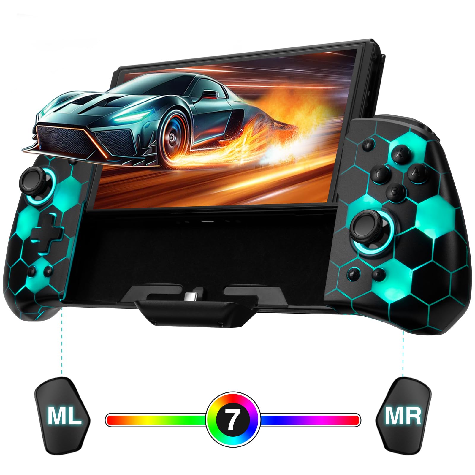 Nintendo Switch Lite コントローラー付き Switch/Switch Lite用 ワイヤレスコントローラ Jr. （ピンク