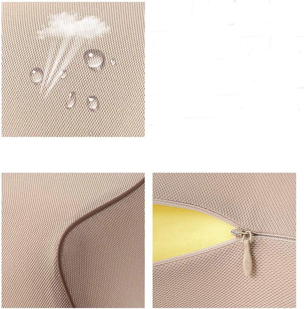 Waist Pillow Thin Car Back Seat Belt Waist Cushion Memory Cotton Car Lumbar Pillow Car Sitting Lumbar Pad Car Seat Back Pad(E)