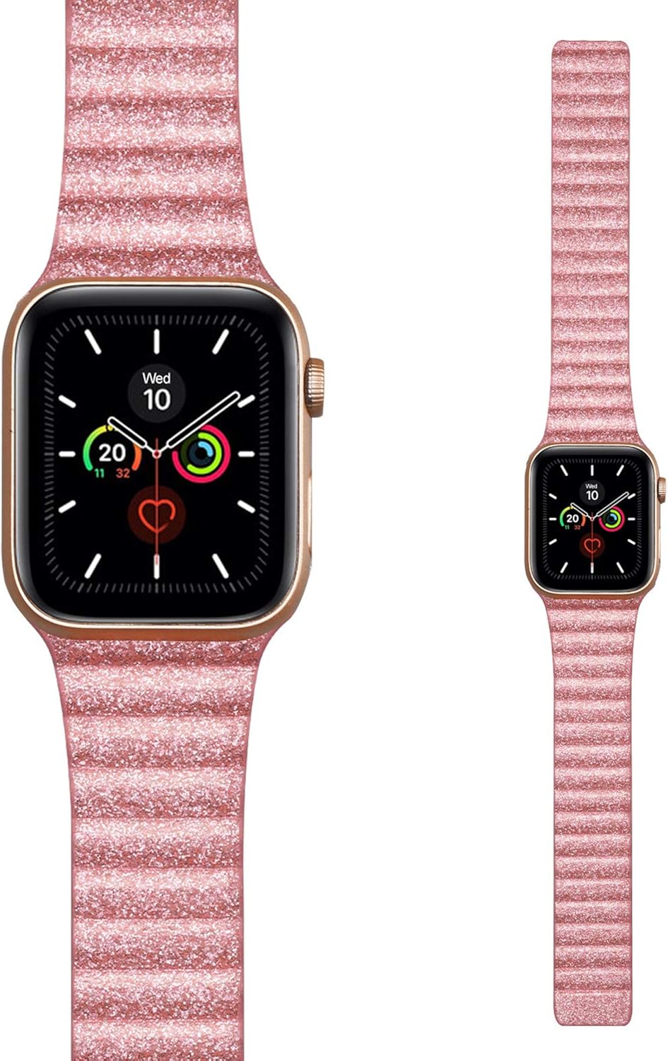 LKEITY Stretchy Sport Bands Compatible with Braided Solo Loop Apple Watch Band 38mm 40mm 42mm 44mm, Adjustable Stretchable Elastics Nylon Soft Strap for iWatch Series 6/5/4/3/2/1/SE