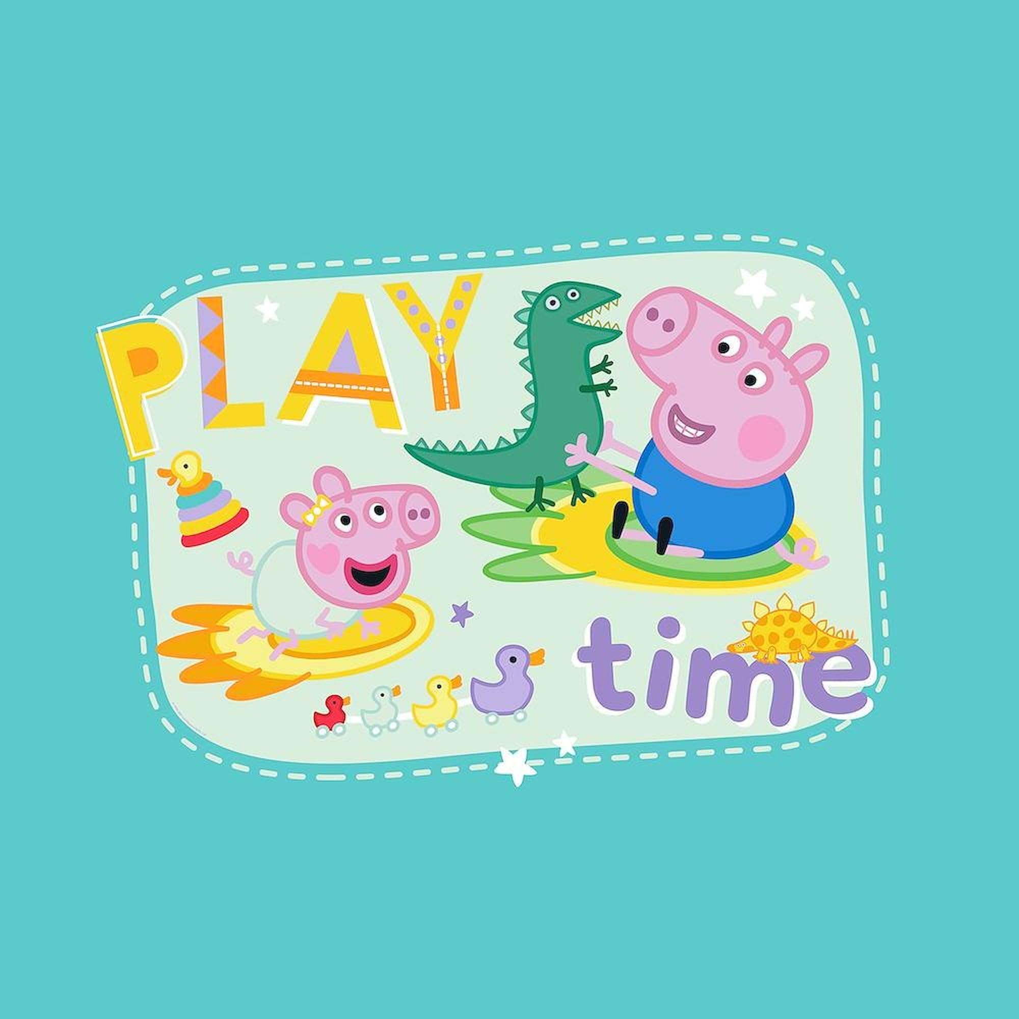 CafePress Peppa Pig: Play Time Queen Duvet Cover, Printed Comforter Cover, Unique Bedding