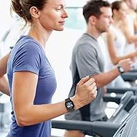 Vista 7 de Correas de nailon compatibles con Fitbit Versa 4/Sense 2/Versa 3/Fitbit Sense, correa de repuesto ajustable deportiva suave transpirable