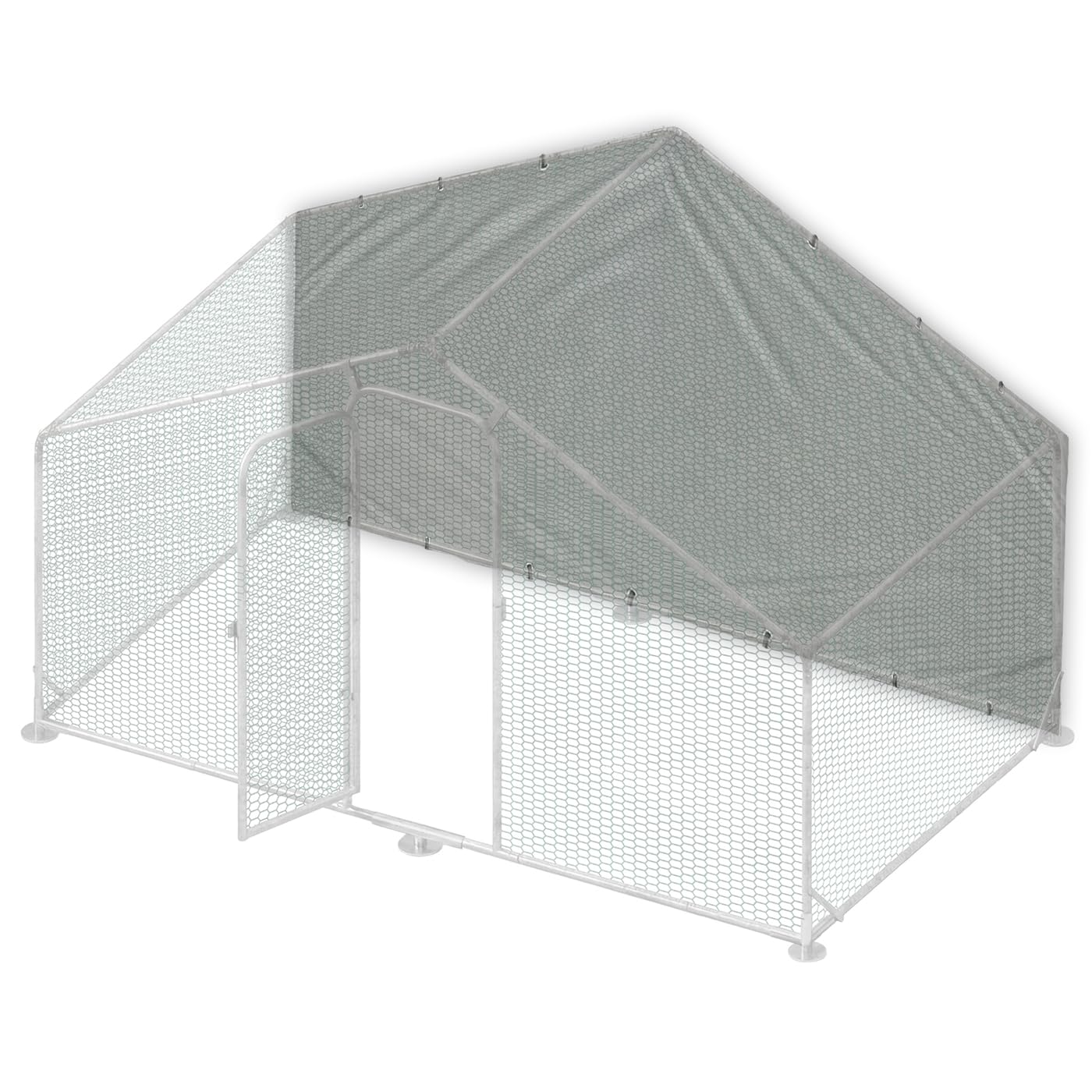 VOSS.farming Rückwandplane 300x195cm für Freilaufgehege, Oxford Gewebe 210g/m²