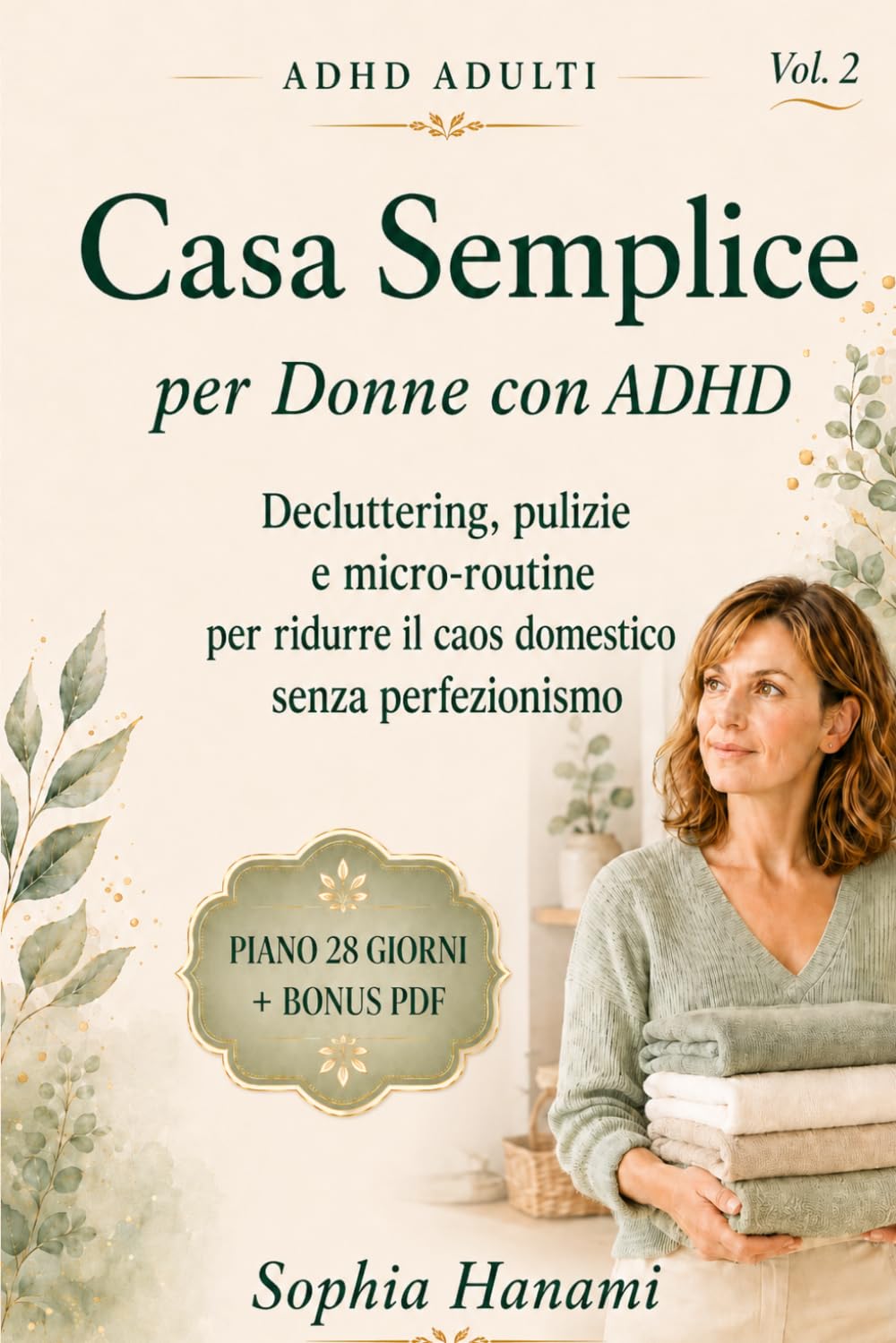 Casa Semplice per Donne con ADHD: decluttering, pulizie e micro-routine per ridurre il caos domestico senza perfezionismo. Piano 28 giorni/ Schede Compilabili/Bonus (ADHD ADULTI)