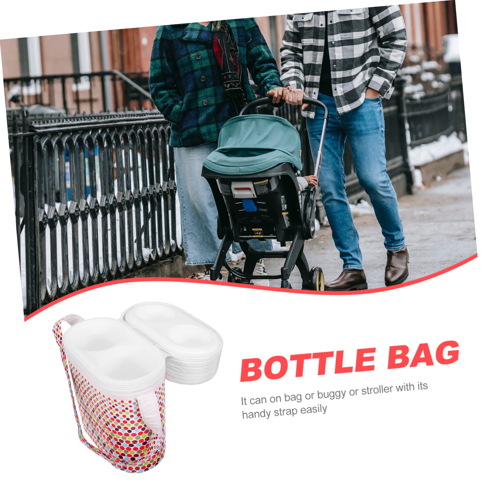 Toyvian 2stücke Isolierte Kühltasche Für Babyflaschen Thermotasche Für Aufbewahrung Von Muttermilch Für Unterwegs Hält Flüssigkeiten Warm Oder Frisch Für Snacks Und Getränke
