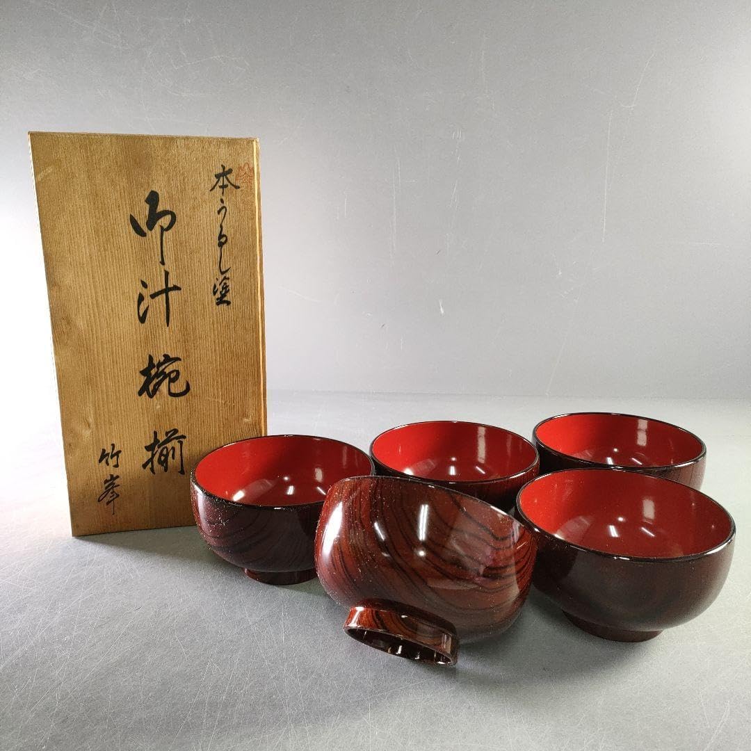 鶴亀松竹梅 朱椀 5客 鶴亀松竹梅 朱椀 5客 食器 鶴亀松竹梅 朱椀 5客 鶴亀松竹梅 朱椀 5客 食器