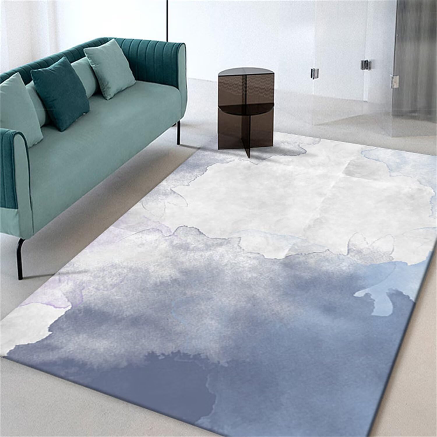 Meuble enfant 80x160cm gris bleu antidérapant pour chambre ado