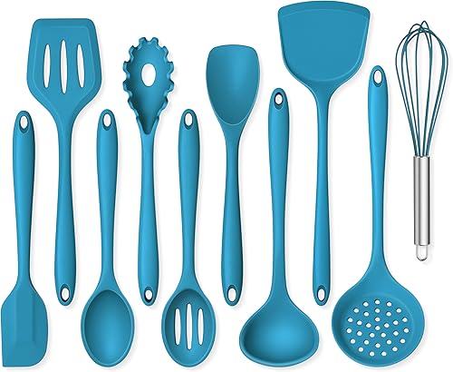 Miniatura 21 de Onader Juego de utensilios de cocina de 10 piezas, utensilios de cocina de silicona no tóxicos, resistentes al calor y aptos para utensilios de 2