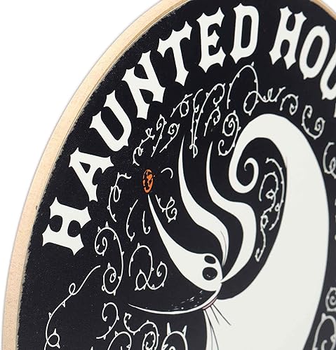 Vista 20 de Open Road Brands Disney Haunted Mansion - Corona de madera para decoración de pared de novia y calavera, espeluznante mansión embrujada