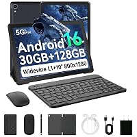 Laptok Android 16 Tablet 10 Pollici, 30GB RAM+128GB ROM