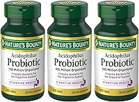 Vista 10 de Nature's Bounty Comprimidos probióticos de Acidophilus, 120 comprimidos