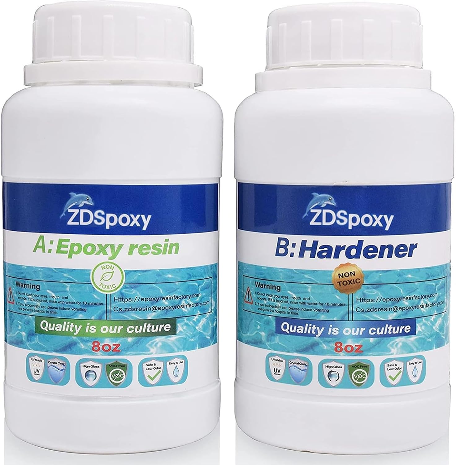 "Epoxy Resin Crystal Clear 16 Ounce Kit" - Image 8