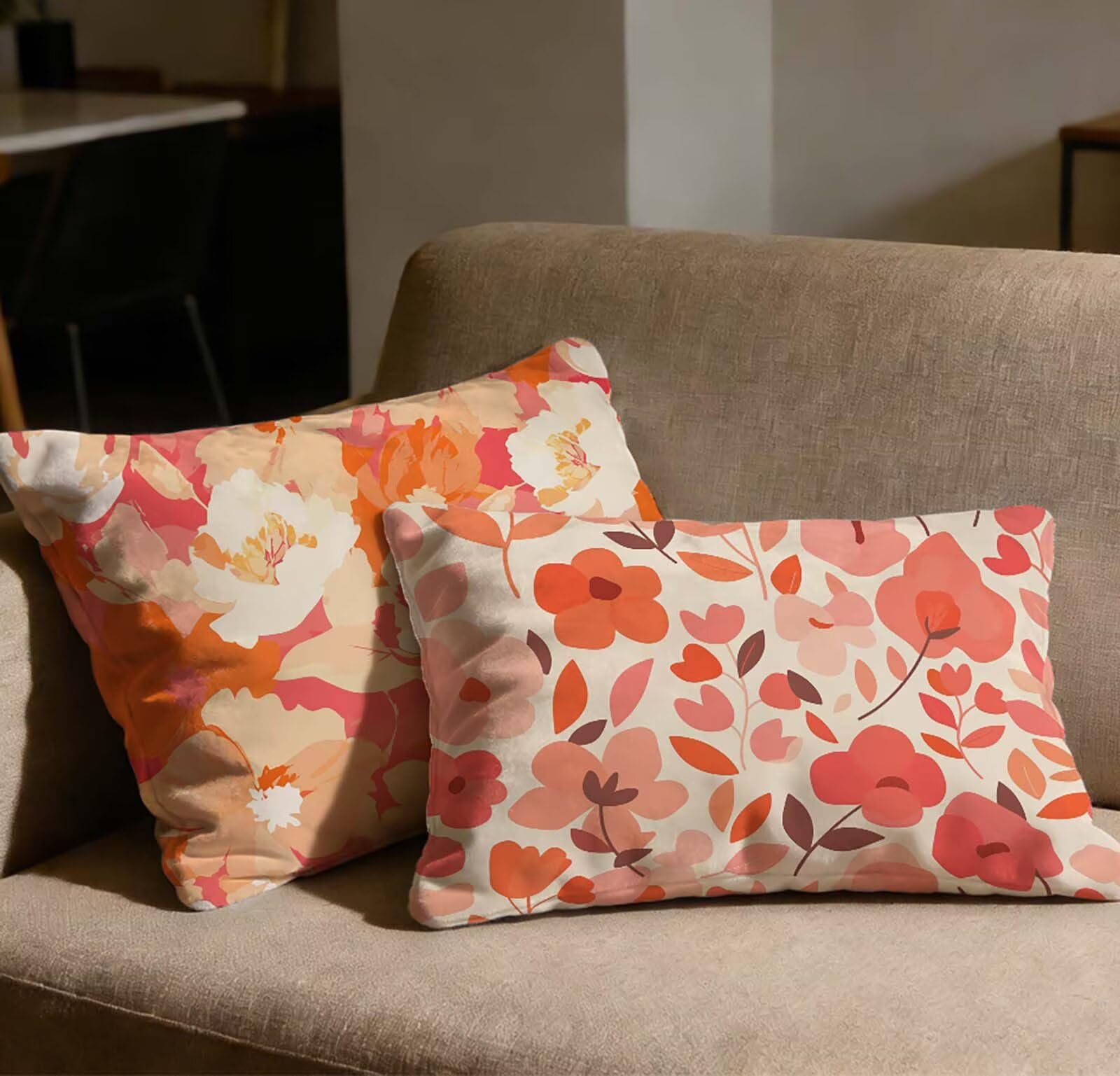 Taie d'oreiller rectangulaire avec fermeture éclair invisible pour éviter les plis de coussin