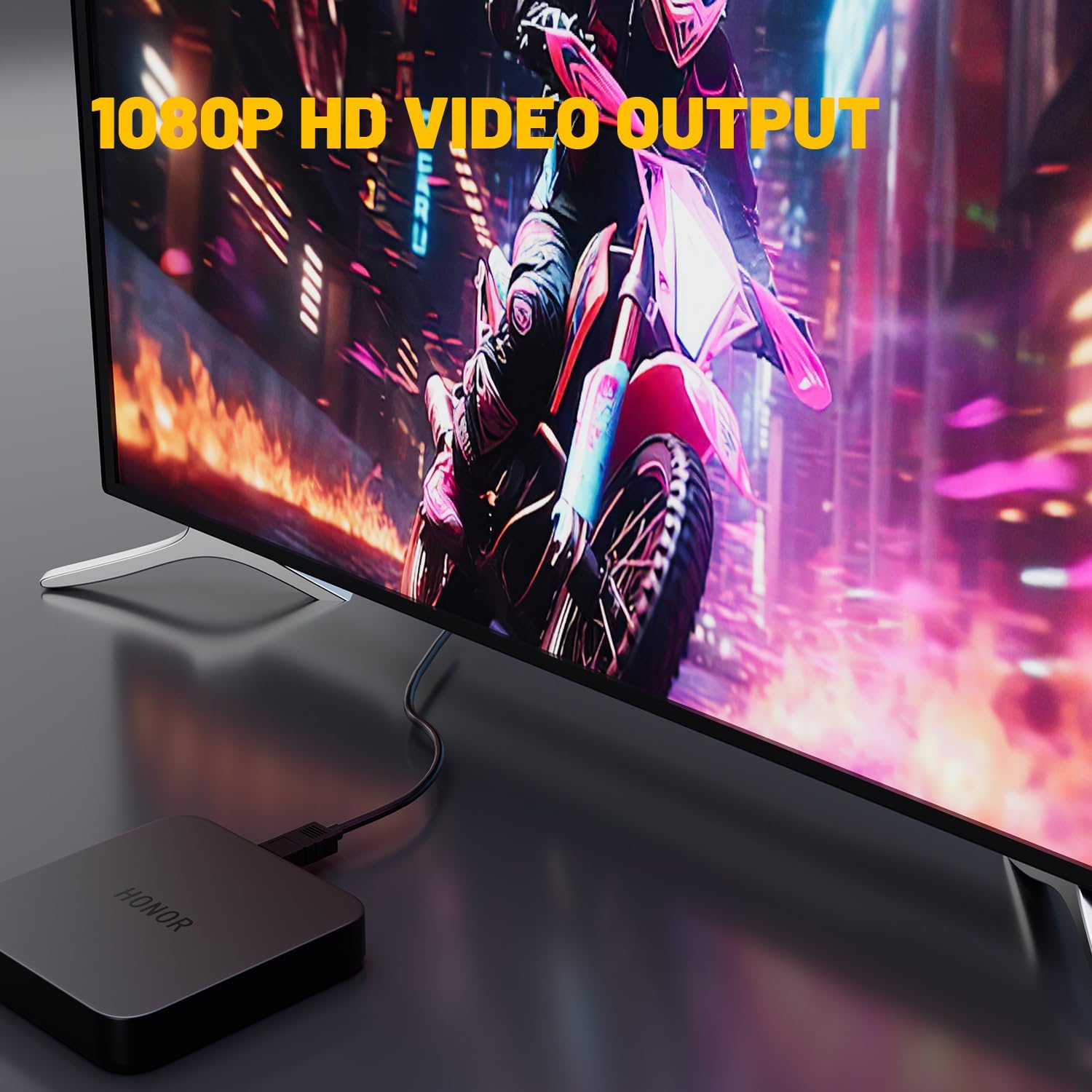 Cavo convertitore da HDMI a RCA con chip integrato, adattatore da HDMI a Av Plug and Play per PC, lettore DVD, laptop, monitor, proiettore, televisione, 1080P, 1,5 m