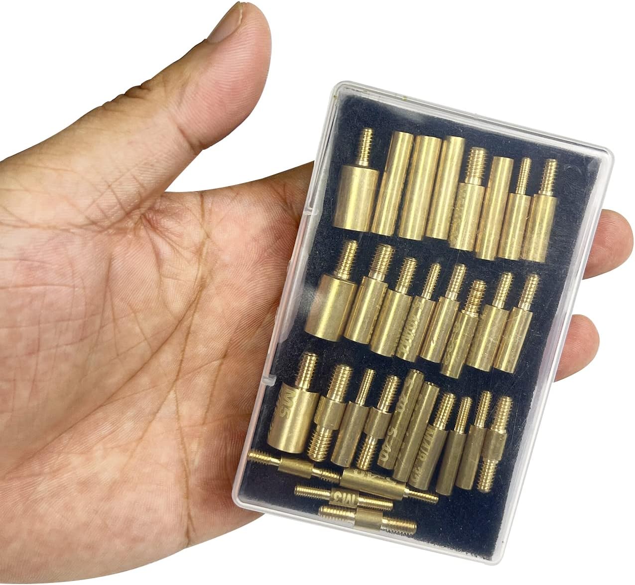 Gun Cleaning Rod Fitting adapters 30 pcs Pack 5-40 8-32 10-32 5/16-27 M3 M4 M5 Threads in Male and Female Rod Connector