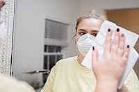 Vista 5 de G & F 9118 máscara de filtro y polvareda no tóxico desechable, 50 unidades, para limpieza