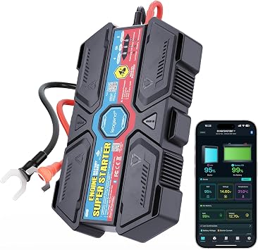 Permanent Mount Super Capacitor Jump Starter - 1300A