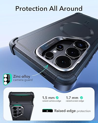 Vista 4 de ESR Funda ultra magnética para teléfono S26 con protector de pantalla de privacidad Corning