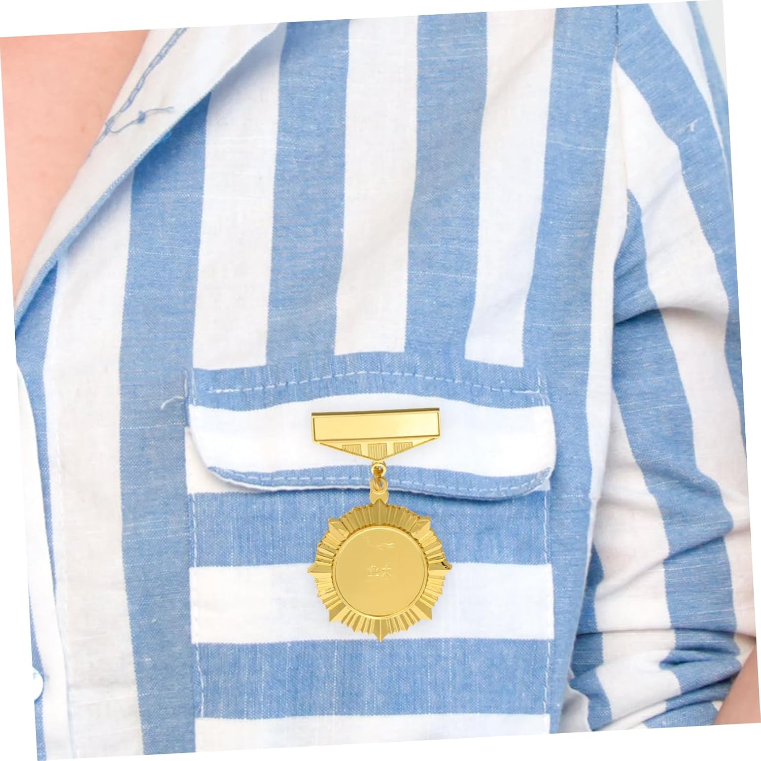 Holibanna Badge Party Prize Medal Badge Brooch Metal Honor Pin for Uniform Costumes Events Design for Personal Achievements Decor and Versatile Use