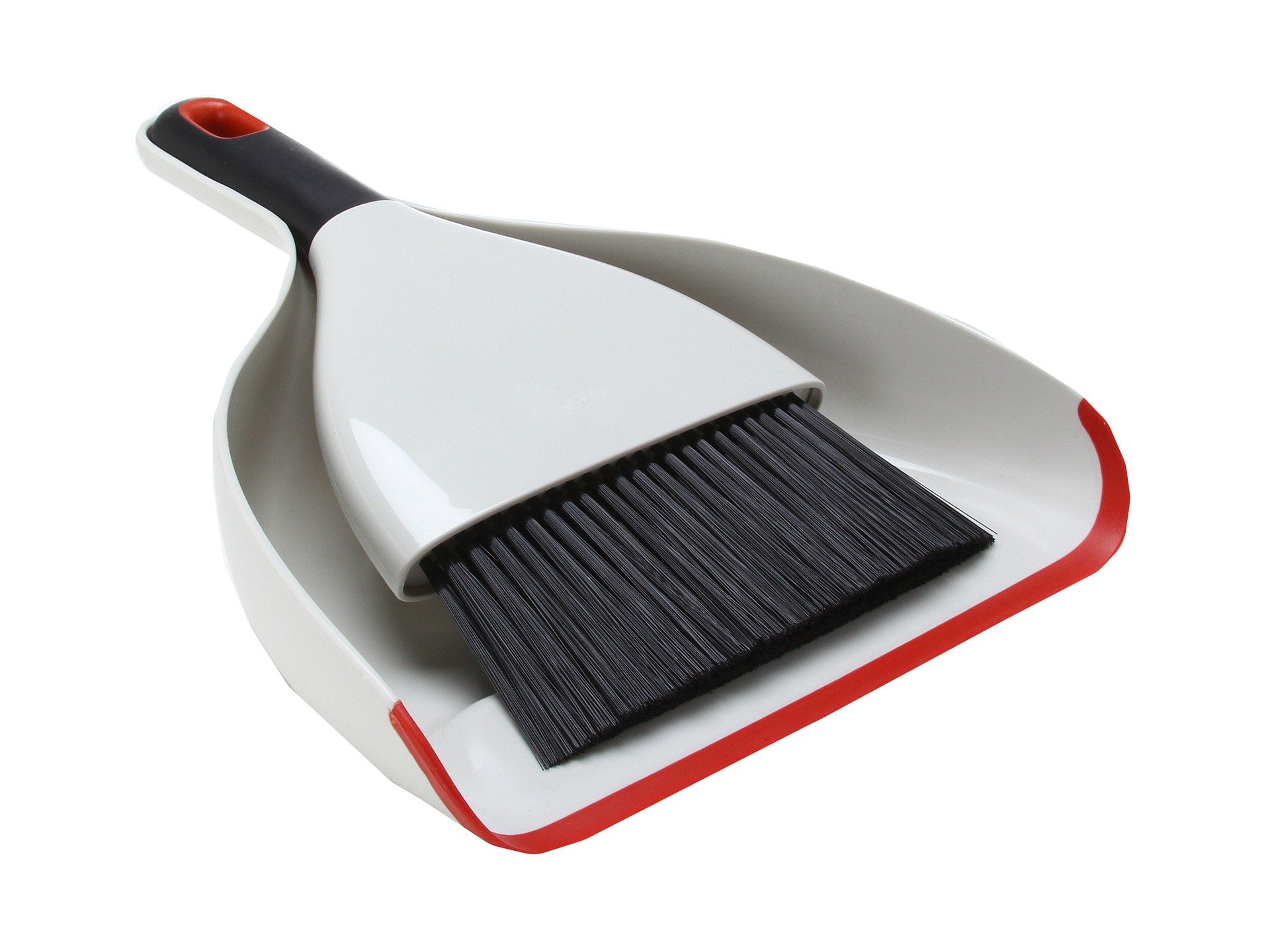 OXO Good Grips Dustpan and Brush, White