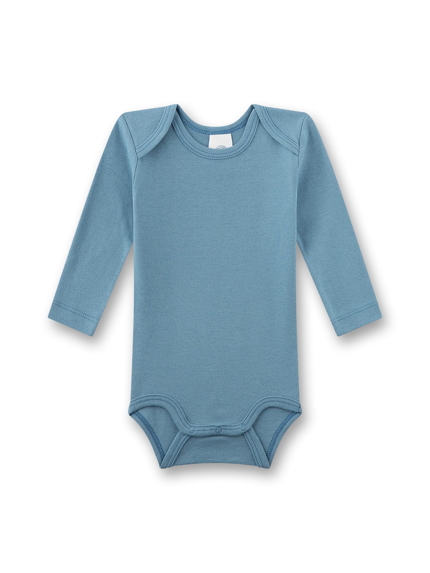 Sanetta Body per neonato a maniche lunghe beige e blu, a maniche lunghe, morbido, delicato sulla pelle, set da 3 pezzi