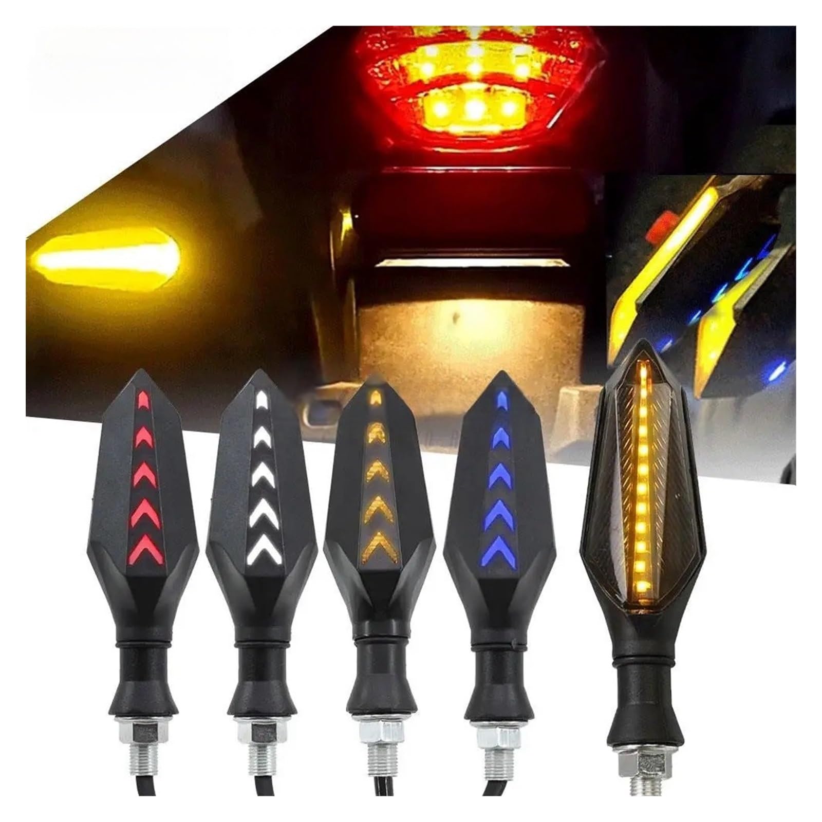 Indicatori di direzione LED universali moto Indicatoris Motos