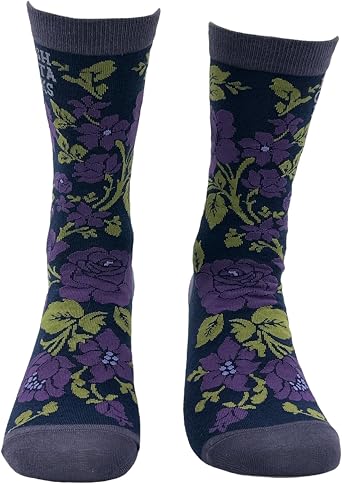 Sarcastic Womens Socks with Funny Sayings and Crazy Language for Girls