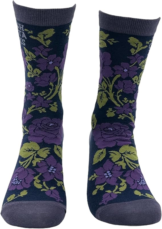 Sarcastic Womens Socks with Funny Sayings and Crazy Language for Girls