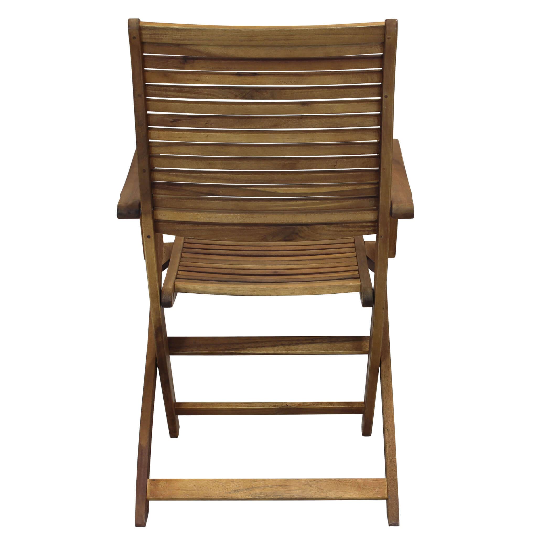 Poltrona in legno Acacia Gold 54x64xh94 esterno arredo giardino casa AC805074