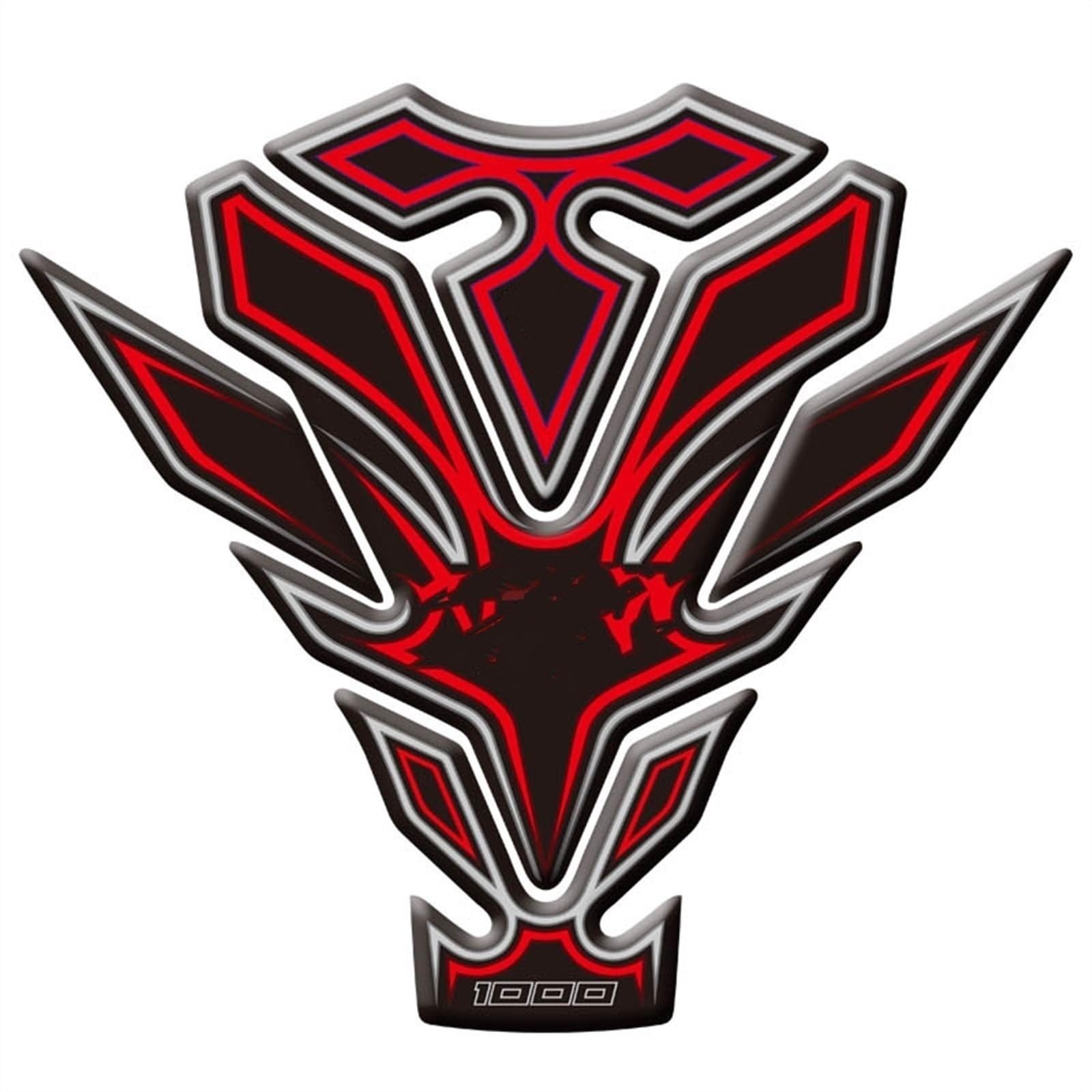 Motorcycle Knee Tank Traction Pads Fuel Grips Stickers Decal for Kawasaki for Z1000 2011-2015 Carbon-Look(Color1)