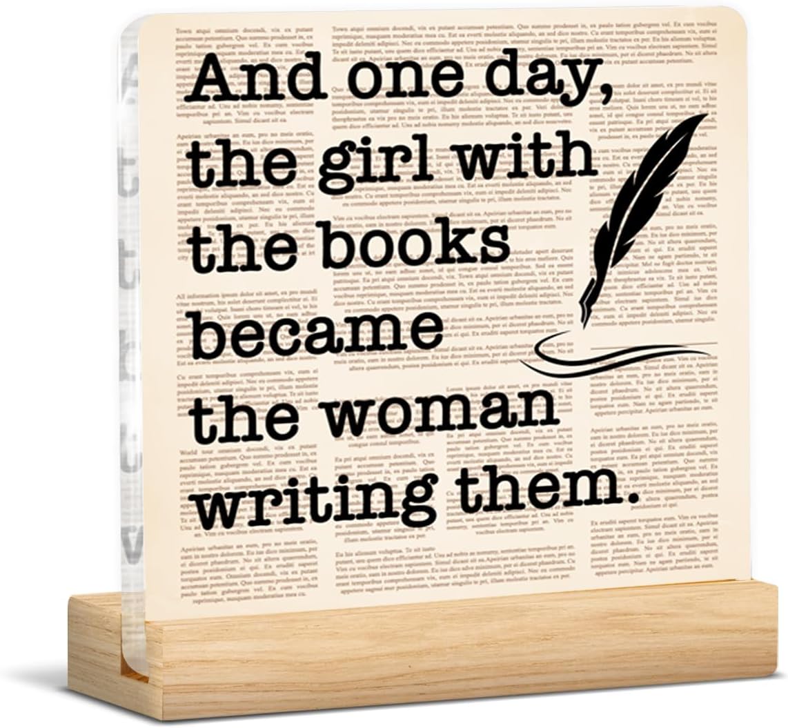 Writer Gifts for Women Girls, Funny Gifts for Writers Author Novelist