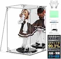 超造集　12体まとめ売り　アクリル台座付き Amazon.co.jp: 【UVカット99.3%・内寸20x20x30cm】Chuiendi