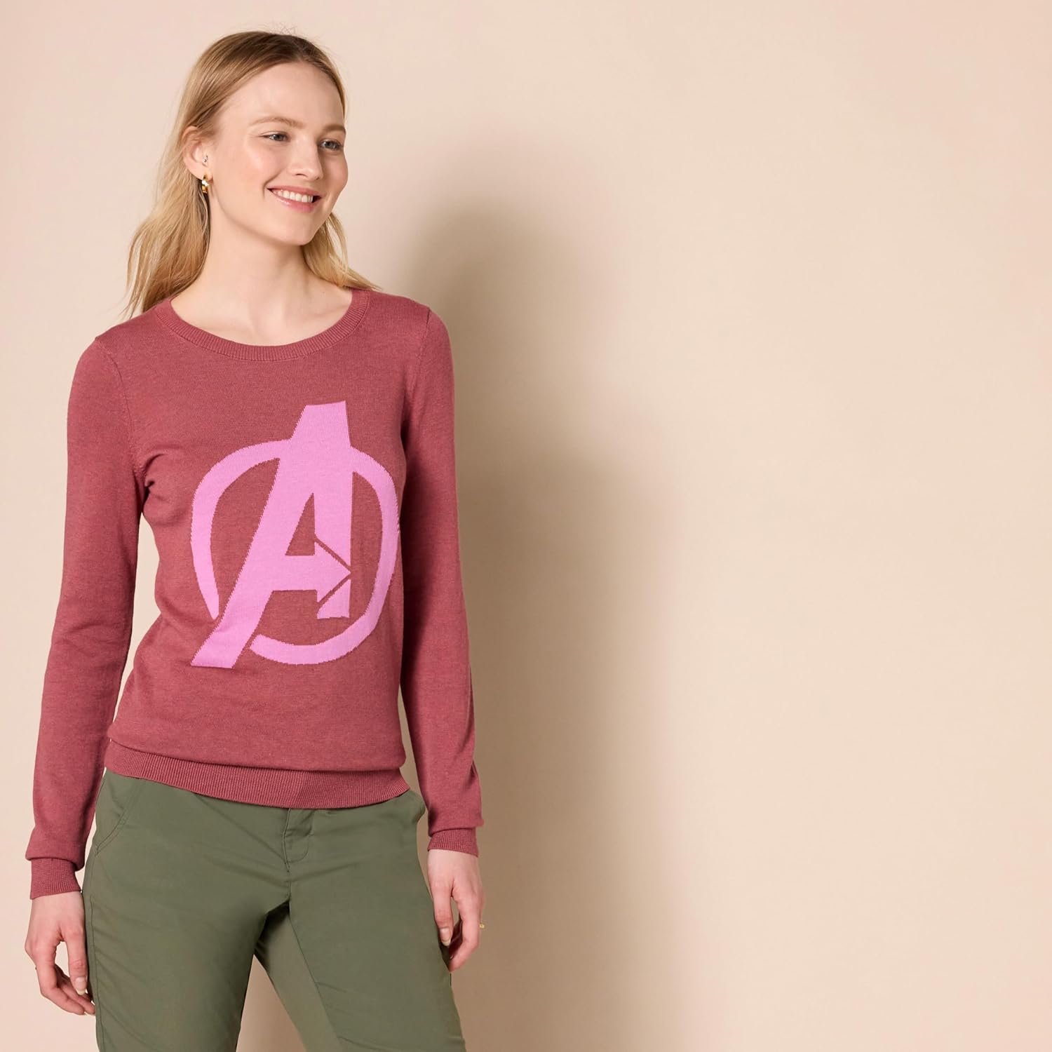 Amazon Essentials Disney | Marvel | Star Wars Women's Lightweight Crewneck Sweaters - Image 2