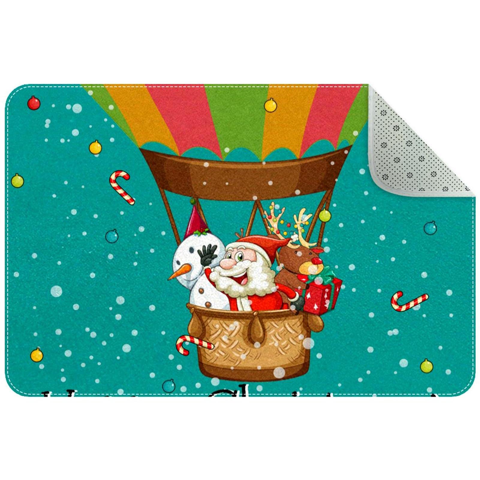 Tapis d'entrée pour porte d'entrée pour stopper la boue des fêtes