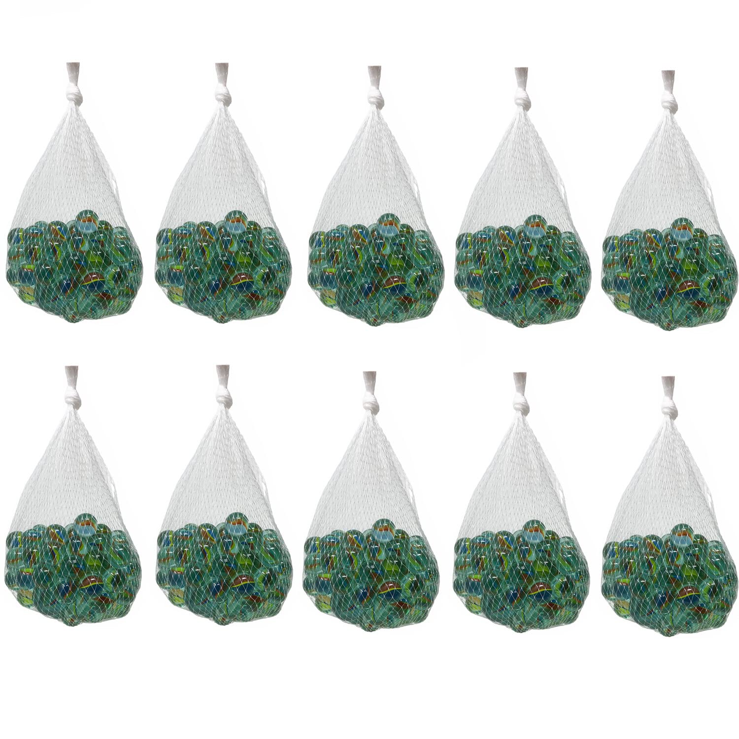 TSY TOOL 1000 Count of Cats Eyes Glass Marble, Cat's Eyes Marbles 5/8