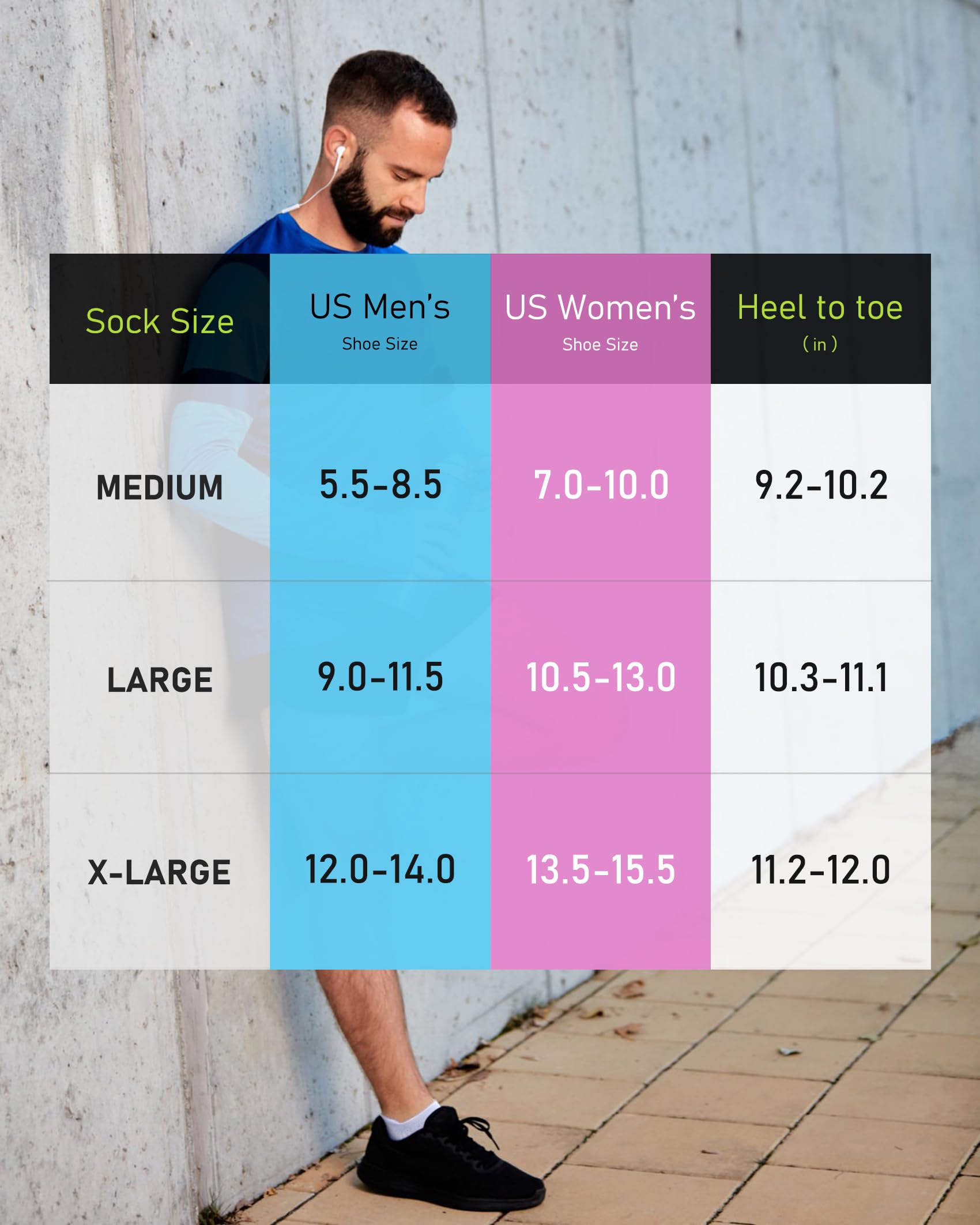 SITOISBE - Calcetines de compresión deportivos invisibles para hombres y mujeres, paquete de 4/8