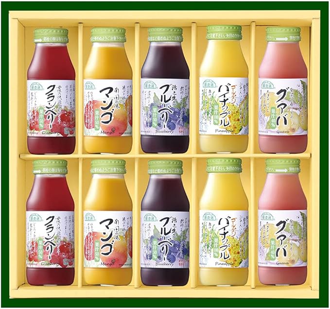 Amazon 無料のし対応可 ギフト 夏のフルーツジュースセット 180ml 10本 順造選 お中元 御中元 暑中御見舞 残暑御見舞 詰め合わせ ジュースギフト プレゼント 御祝 順造選 野菜ジュース フルーツジュース 通販