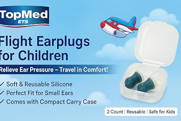 Flight Ear Plugs Pressure Relief Earplugs 1 Pair (Children)