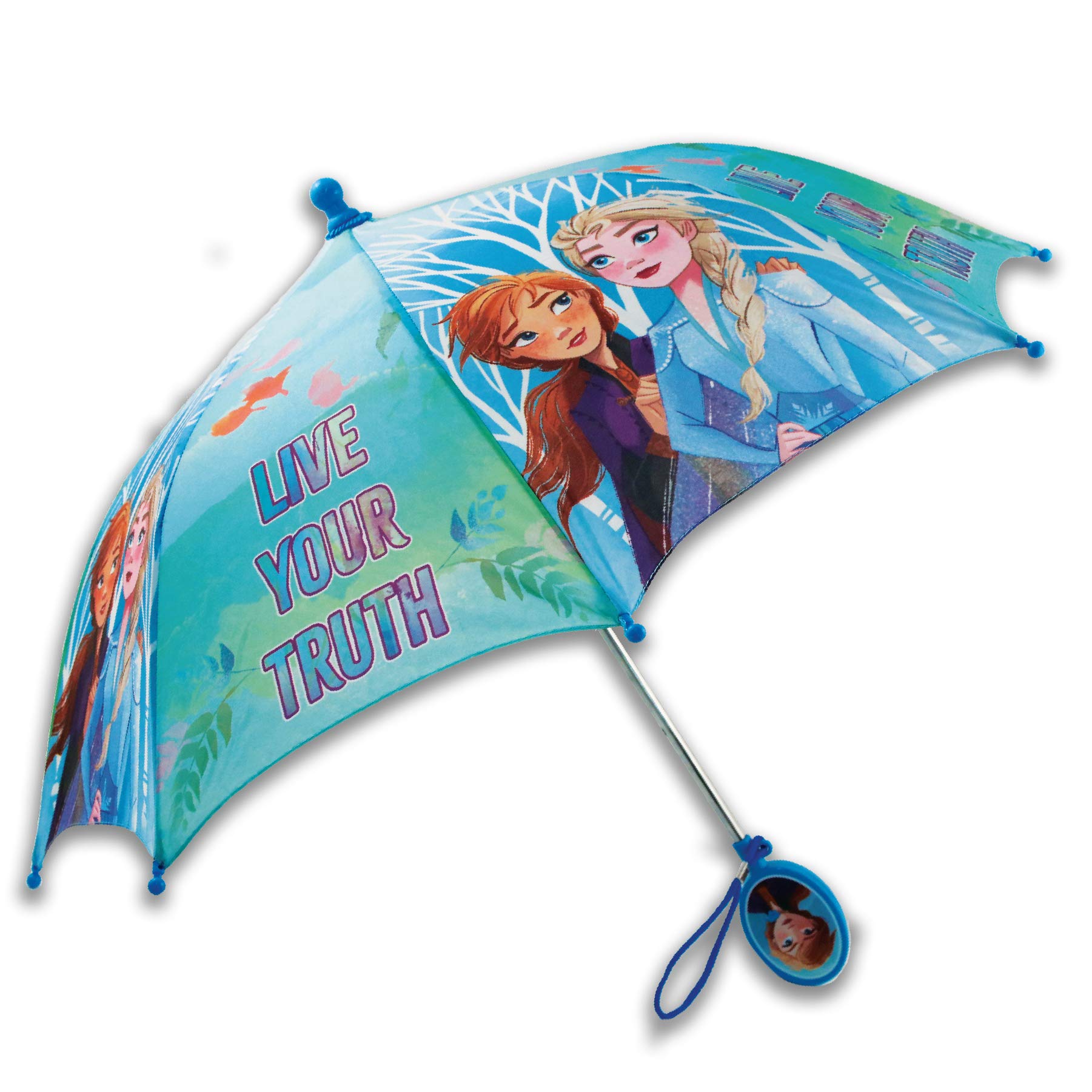 DisneyKids Umbrella, Frozen/Princess/Minnie Mouse Toddler and Little Girl Rain Wear for Ages 3-6