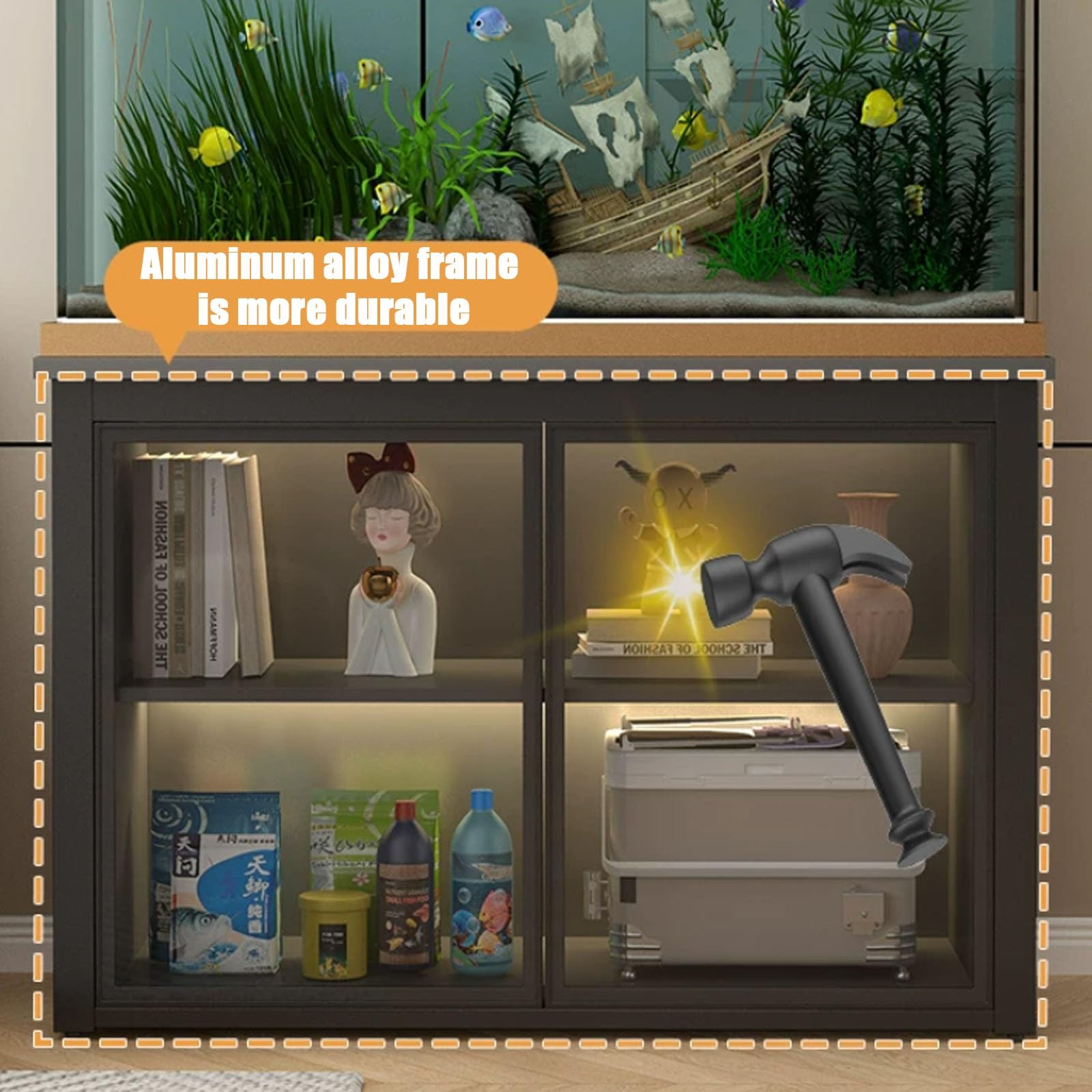 Meuble Aquarium, Support Pour Aquarium, Aquariums Complet Avec Meuble