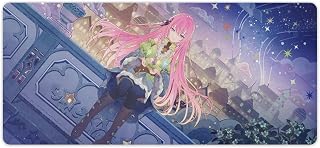 巡音ルカ マウスパッド 滑り止め 薄型 ゴム製 防水 実用性があるグッズ 耐久性良い ゲーミング用 オフィス用 手首クッション プレゼント 40x90cm
