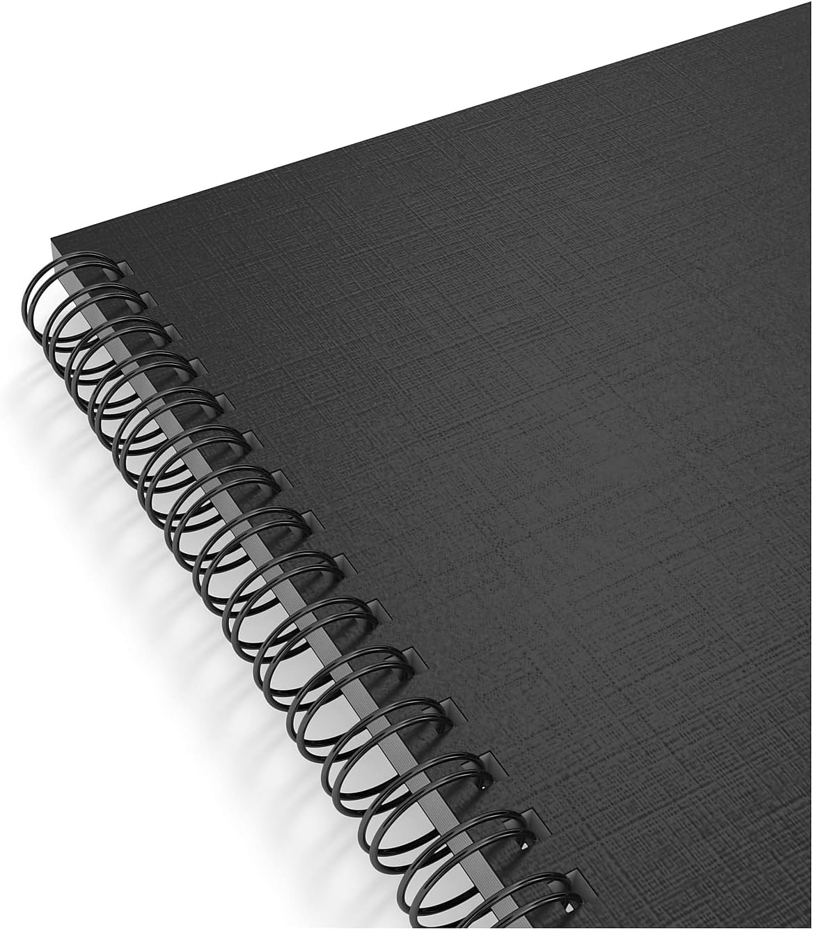 TRU RED Medium Soft Cover Meeting Notebook, Black, 3‑Pack
